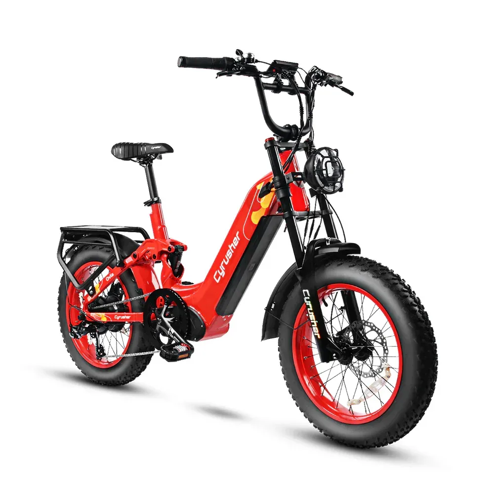 Ovia-red-R-2 CYRUSHER Ovia Step-through Electric Bike - Image 1