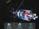 SAMEBIKE EBE2 Mountain and Commuter Electric Bike - Image 6