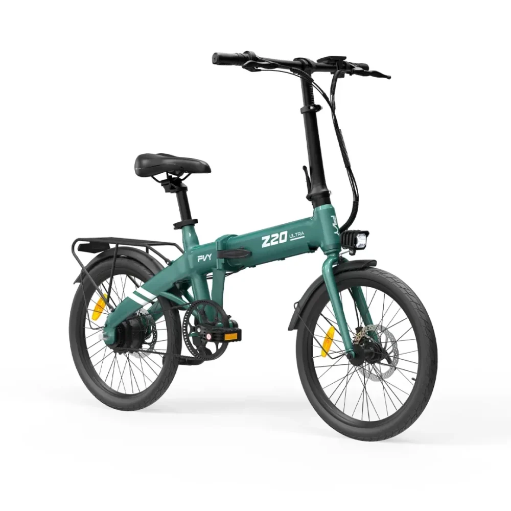 PVY Z20 Ultra Folding Belt Drive Electric Bike
