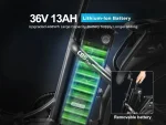 SAMEBIKE C05 Pro Step-Through Folding Fat Tyre Electric Bike - Image 14